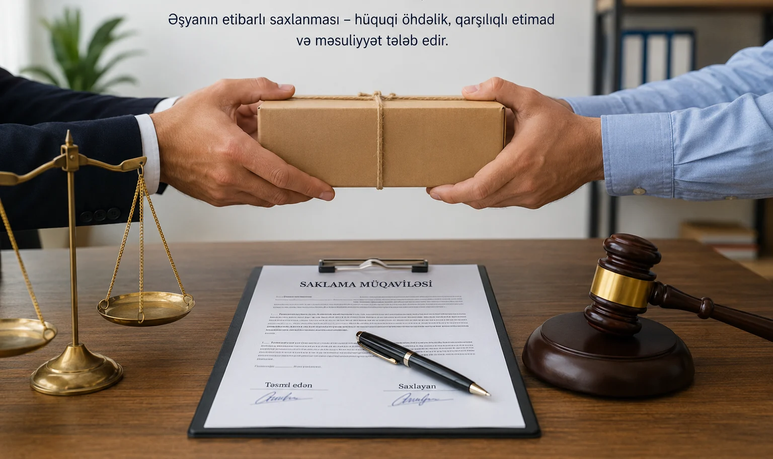 Saxlama müqaviləsi nədir? Hüquqlarınız və öhdəlikləriniz nələrdir?