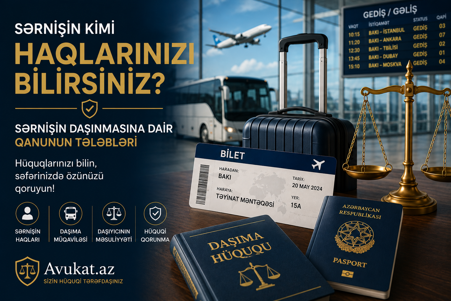 Sərnişin daşınması zamanı hüquqlarınızı bilirsinizmi? – Azərbaycan qanunvericiliyinin tələbləri