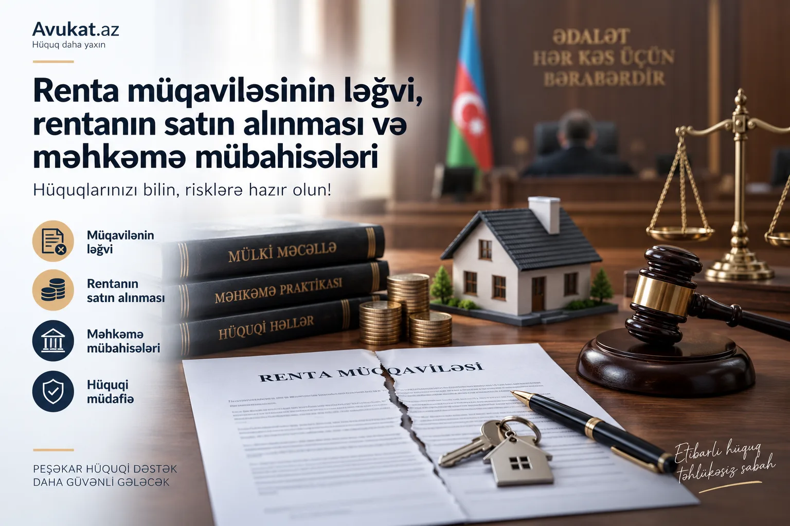 Renta müqaviləsinin ləğvi, rentanın satın alınması və məhkəmə mübahisələri: praktik hüquqi bələdçi