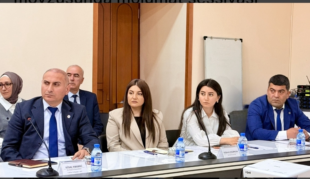 “Hakimlərin və vəkillərin etik davranış qaydaları” mövzusunda məlumat sessiyası keçirilib.